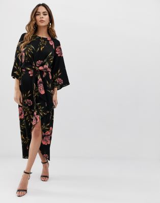 ax paris floral maxi dress