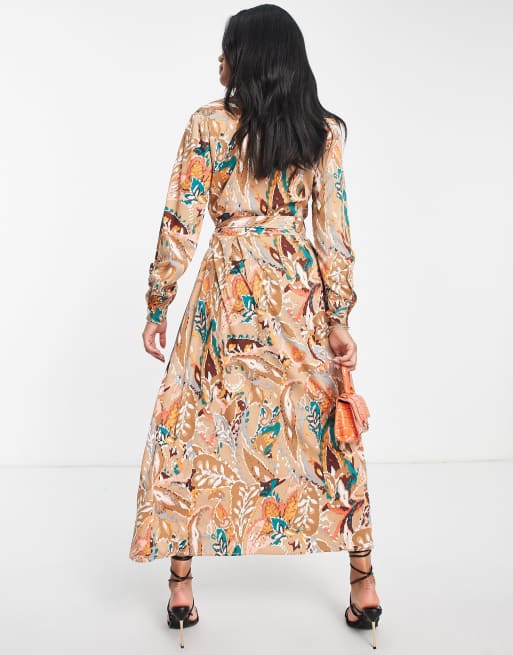 Ax paris shop paisley dress