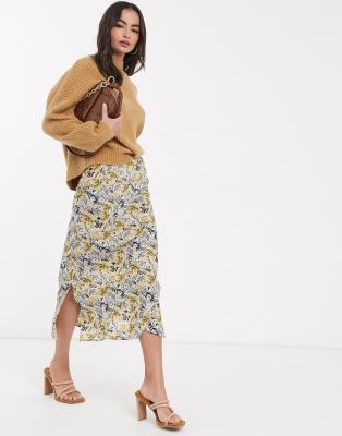 AX Paris midi skirt with splits | ASOS