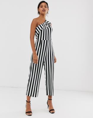 ax paris one shoulder jumpsuit