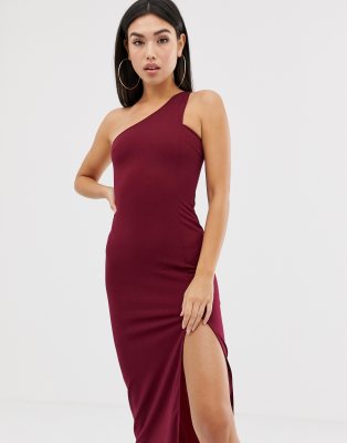 ax paris one shoulder maxi dress