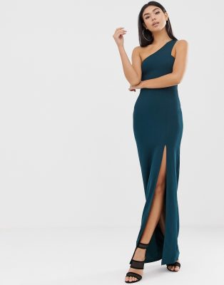 ax paris one shoulder maxi dress