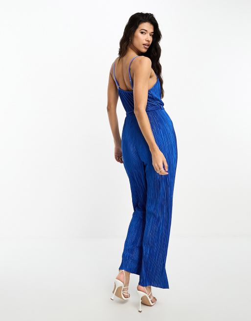 Ax paris blue jumpsuit clearance