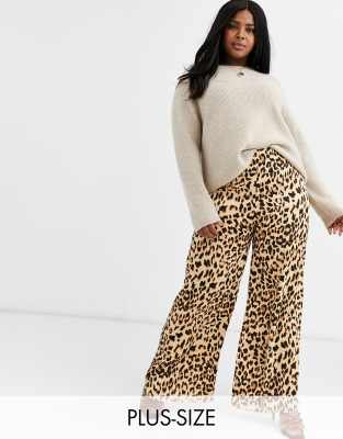 leopard print trousers asos