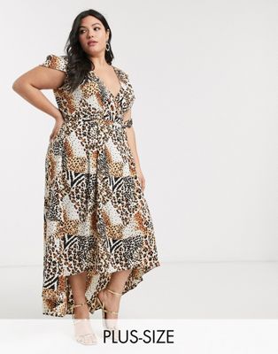 ax paris leopard print dress