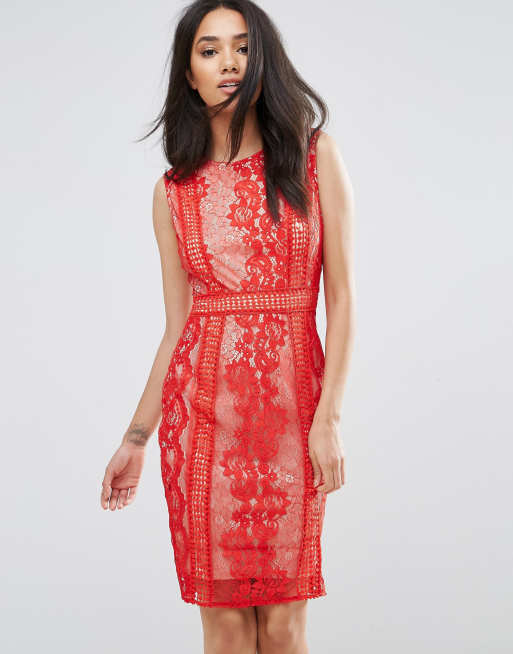 Fashion asos lace bodycon dress