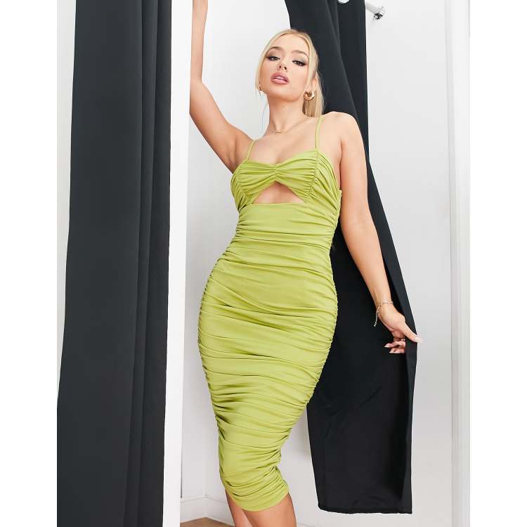 Ruched Cut Out Dress-LIMITED AVAILABILITY!