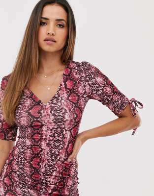 ax paris snakeskin dress