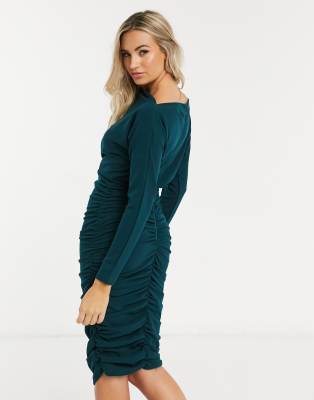 ax teal dress