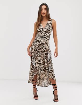ax paris leopard frill day dress
