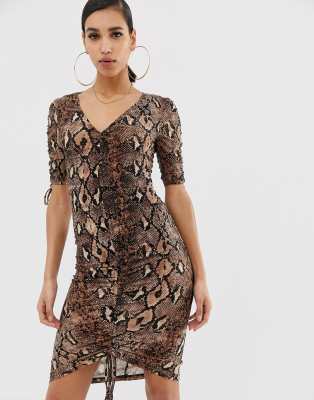 ax paris snakeskin dress