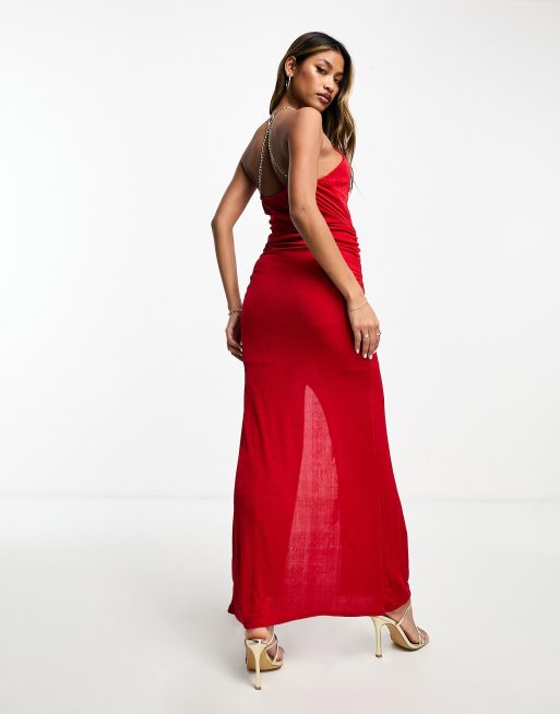 Ax paris outlet strappy maxi dress