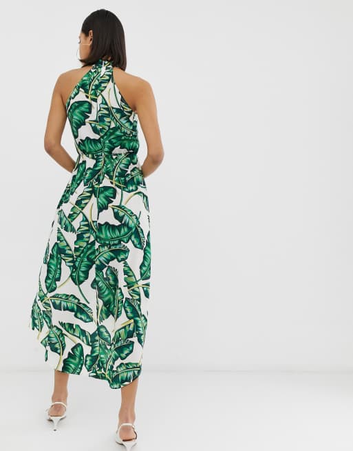 Ax paris hotsell tropical print dress