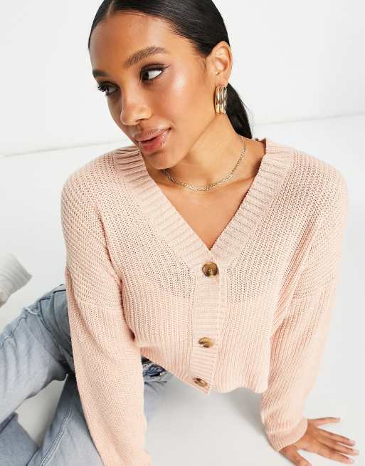 AX Paris - Vest in beigeroze