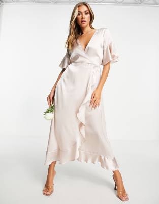 Wrap dress for hot sale a wedding guest