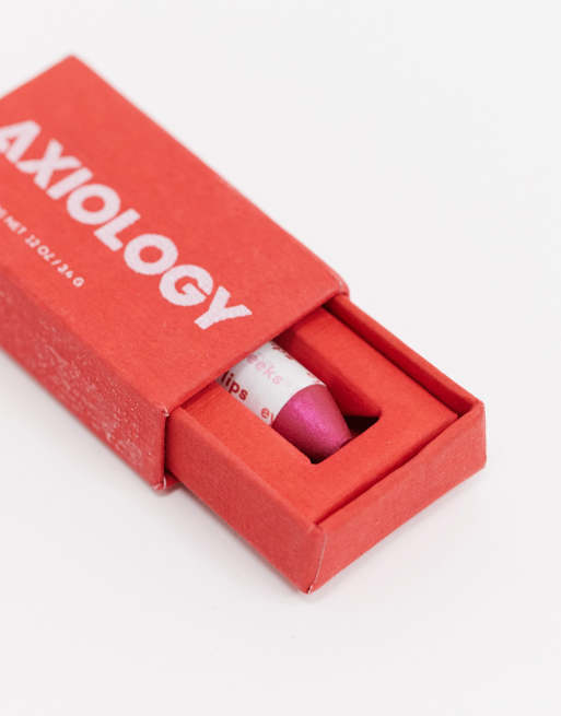 Axiology – The Balmies – Półmatowy błyszczyk do ust, policzków i oczu – Raspberry, 4 z 4