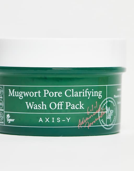 AXIS-Y - Mugwort Pore Clarifying Wash-Off Pack Mask da 100 ml, 4 di 4