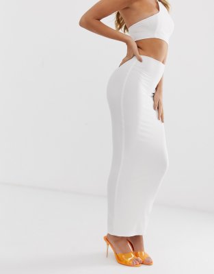 midaxi bodycon skirt