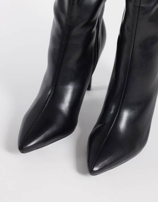 Azalea Wang Beaucoup heeled over the knee boots in black, 2 of 4
