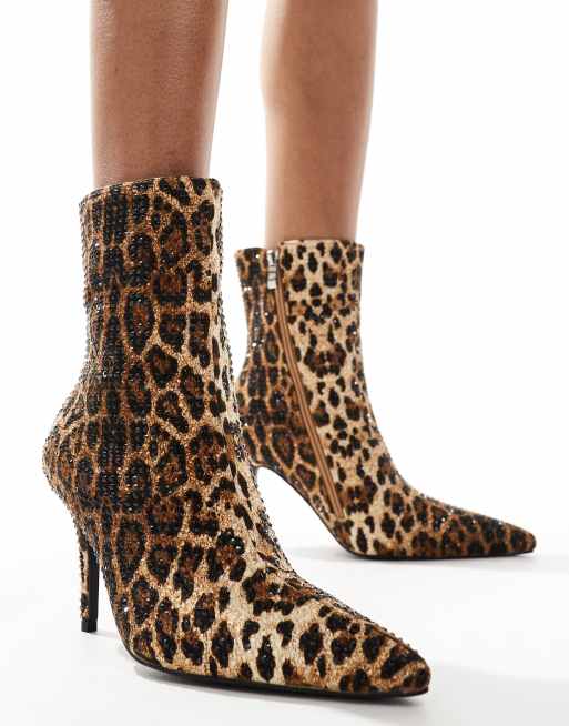 Carvela leopard print boots best sale