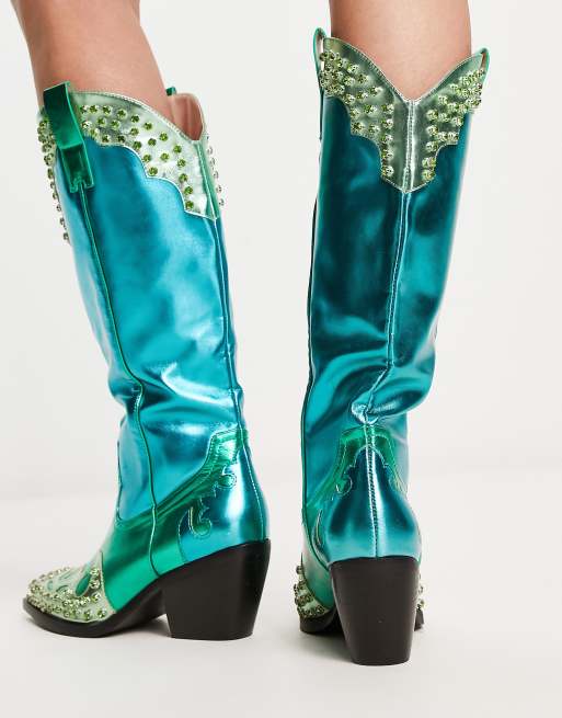 Embellished hotsell western boots