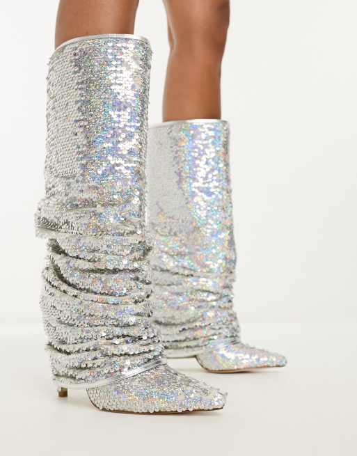 Sparkly shop slouch boots