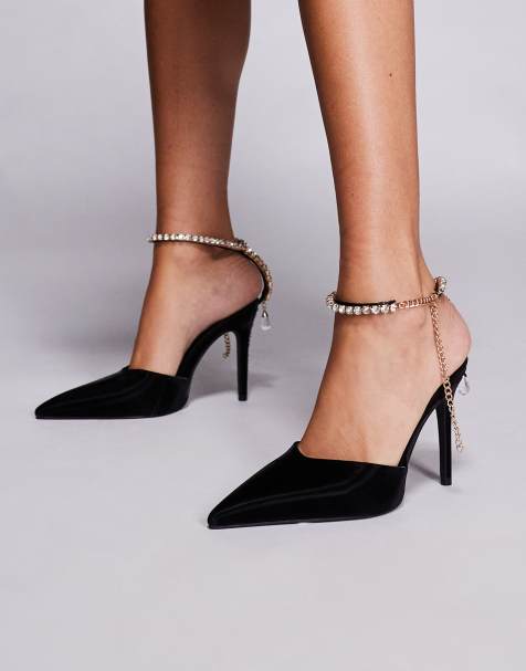 Azalea Wang - Rabindra - Chaussures à talon ornementées - Noir - view 1