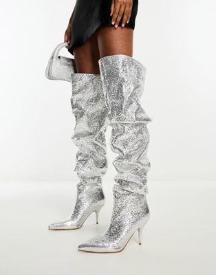  Seira ruched over the knee boot 