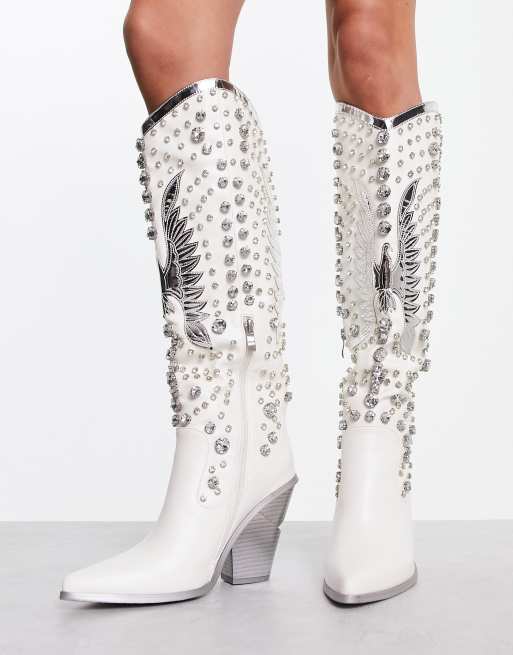 Embellished store western boots