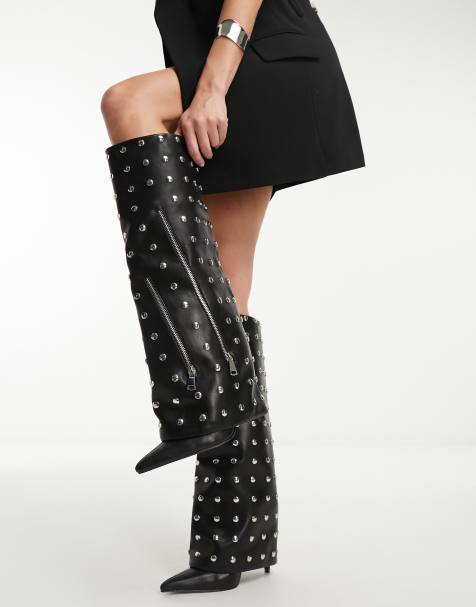 ArvindShops - knee high boots bullboxer 492k80470 black - No One