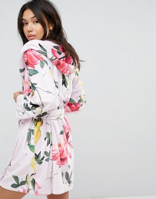 ted baker pink dressing gown