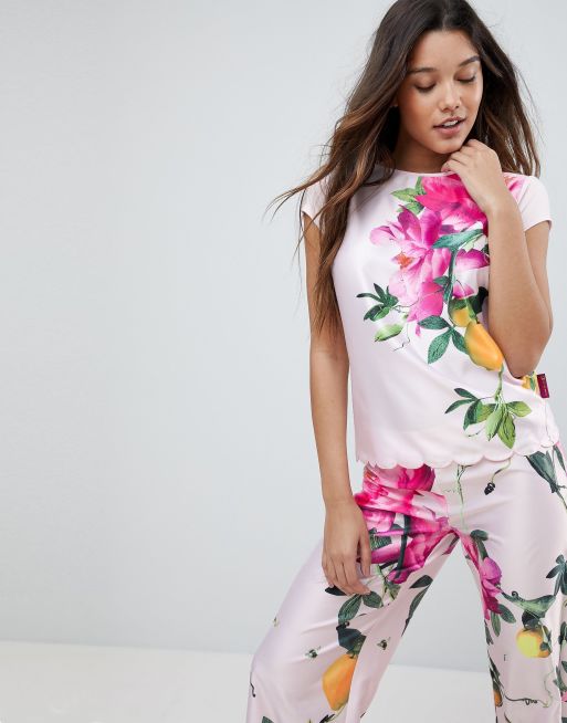 B By Ted Baker Citrus Bloom Pyjama Set ASOS