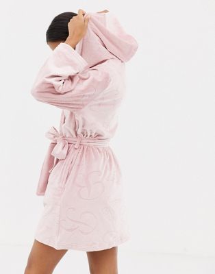 ted baker pink dressing gown