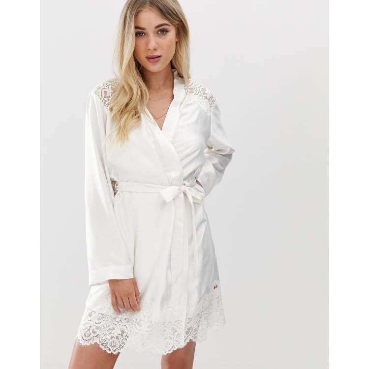 Baker satin cheap dressing gown