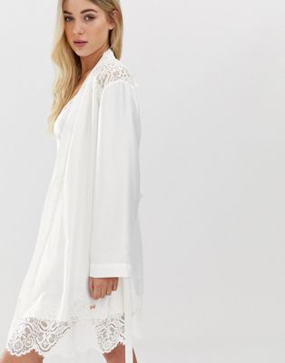 ted baker white dressing gown