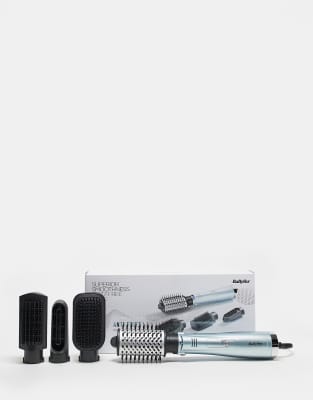 BaByliss Hydro-Fusion 4 in 1 Anti-Frizz Hair Dryer Brush - UK Plug-No colour