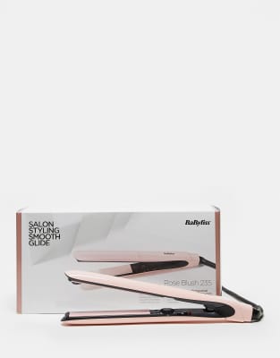 BaByliss Rose Blush 235 Hair Straightener UK Plug-No Colour