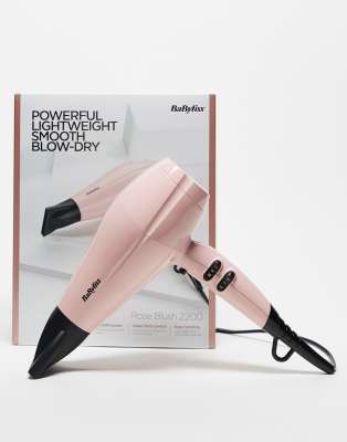 BaByliss Rose Blush Hair Dryer - UK Plug-No colour