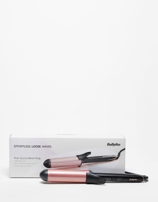 Babyliss BaByliss Rose Quartz Waving Tong - UK Plug-No colour