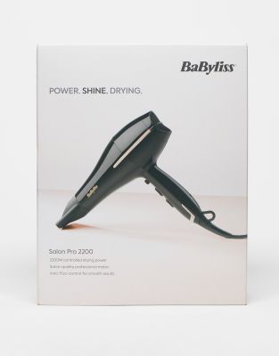 BaByliss - Salon Pro 2200 - Haartrockner mit GB-Stecker-Keine Farbe