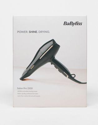 BaByliss Salon Pro 2200 Hair Dryer - UK Plug-No colour