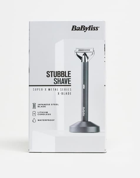 BaByliss Super-X Metal Series X-Blade Beard & Stubble Trimmer (Silver) - view 1