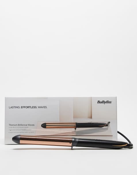 BaByliss Titanium Brilliance 28mm Hair Curling Wand - UK Plug - view 1