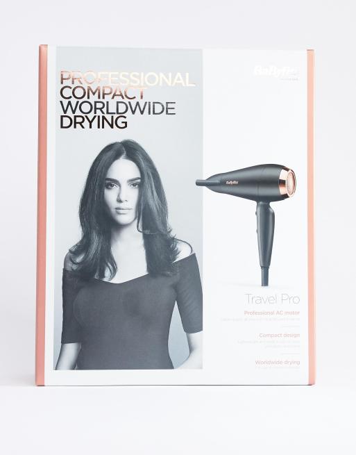 BaByliss Travel Pro Hair Dryer UK Plug, 2 of 4