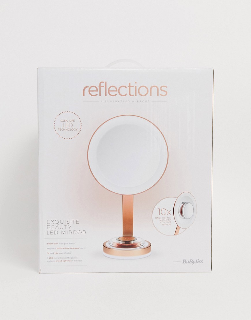 BaByliss – Ultra Slim LED Beauty Mirror – Sminkspegel med LED-Ingen färg