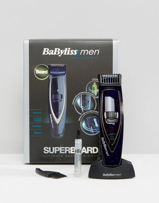 BabylissMEN – Super Beard Set – Skäggvårdsset med brittisk stickkontakt-Flerfärgad