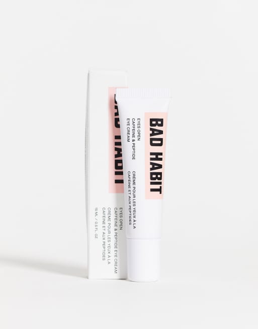 Bad Habit Eyes Open Caffeine & Peptide Eye Cream 15ml ASOS