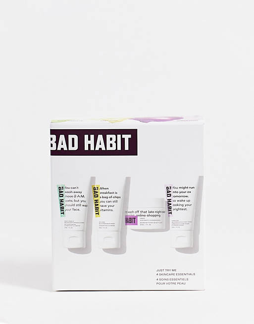 Bad Habit Just Try Me 4 Skincare Essentials 30ml X 4