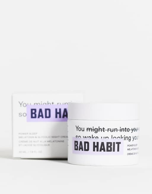 Bad Habit Power Sleep Melatonin & Glycolic Night Cream 50ml