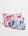 [Baggu] Baggu Go Pouch sea creatures 3 pack set in multi No Size MULTI
